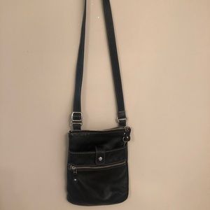 Roots cross body purse